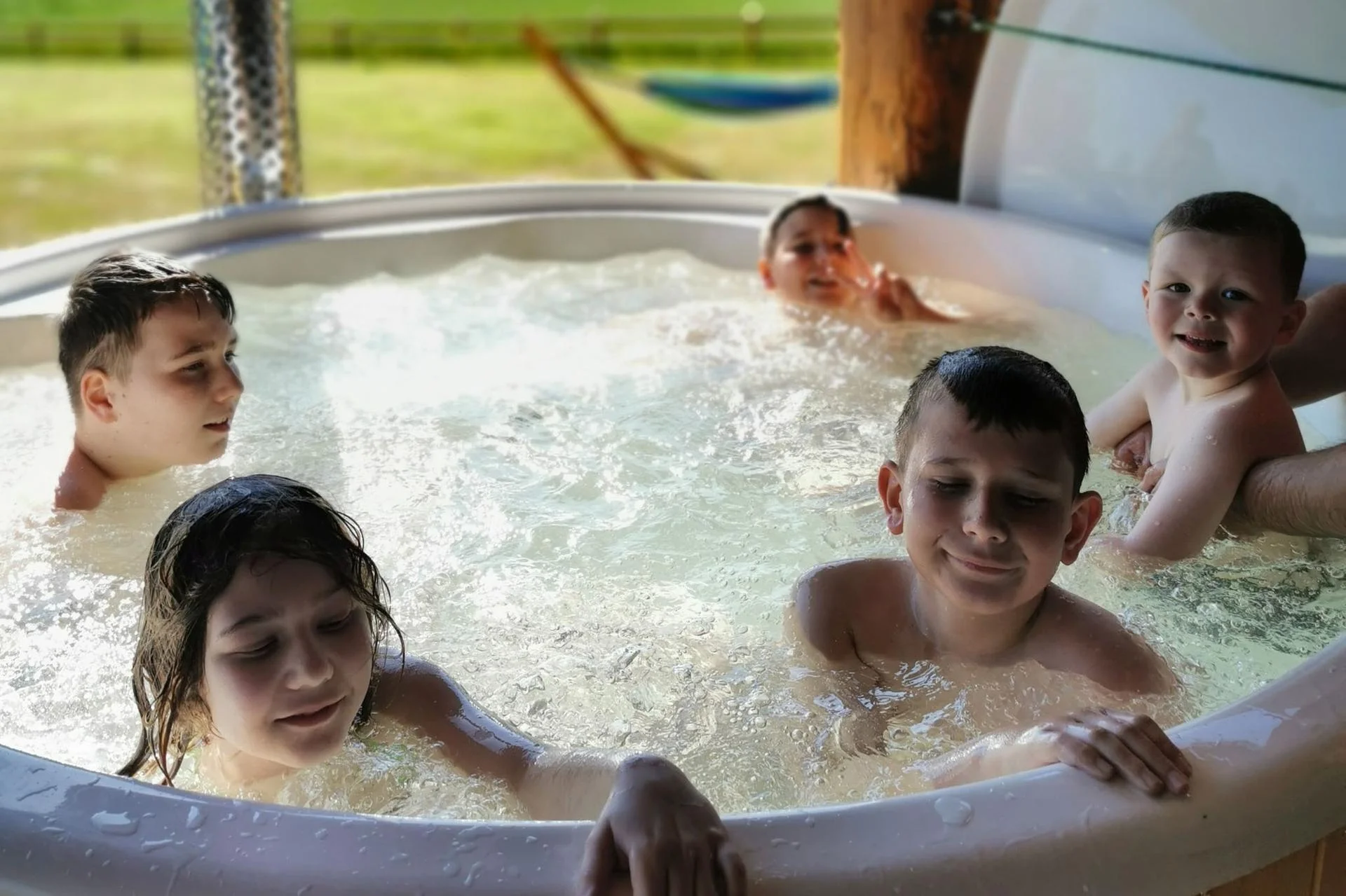 Jacuzzi z bąbelkami
